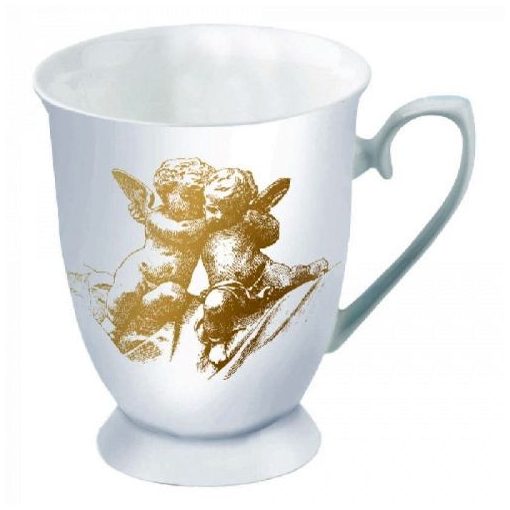 Classic Angels Gold porcelánbögre 0,4L