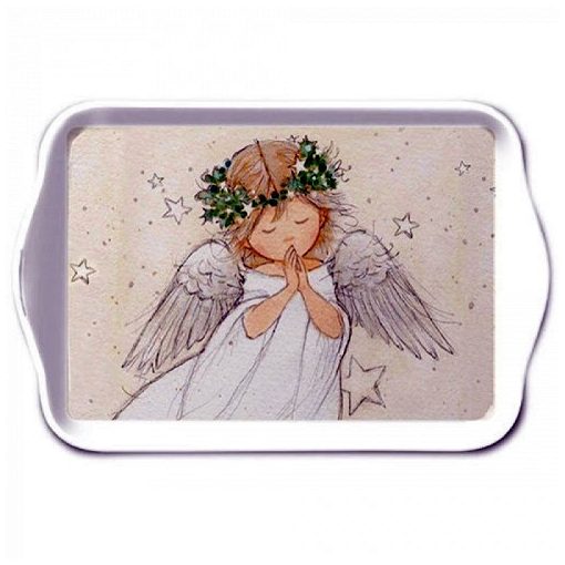 Ambiente Praying angel műanyag kistálca 13x21cm