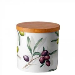 Ambiente Delicious olives porcelán konyhai tároló 10x10cm