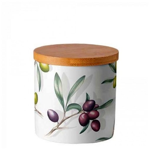 Ambiente Delicious olives porcelán konyhai tároló 10x10cm