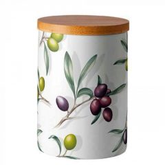   Ambiente Delicious olives porcelán konyhai tároló 13,5x10cm