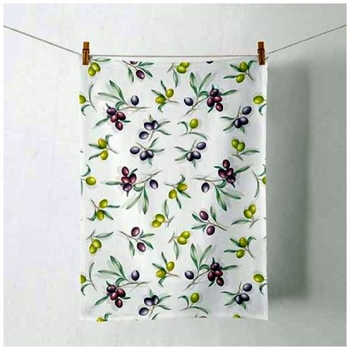 Ambiente Delicious olives konyharuha 50x70cm, 100% pamut