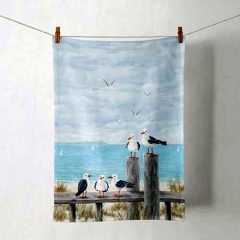 Ambiente Seagulls on the dock konyharuha 50x70cm, 100% pamut