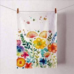 Ambiente Vibrant spring white konyharuha 50x70cm, 100% pamut