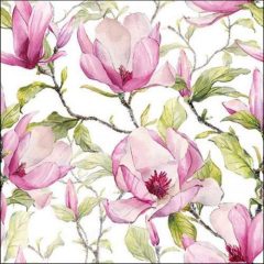 Ambiente Blooming magnolia papírszalvéta 33x33cm, 20db-os