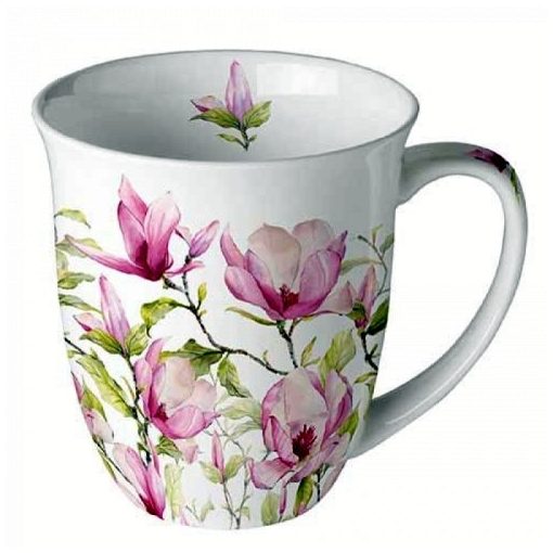 Ambiente Blooming magnolia porcelánbögre 0,4l