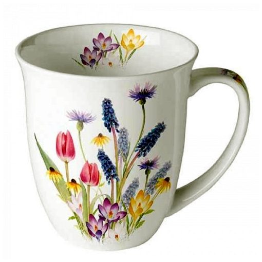 Ambiente Hello spring porcelánbögre 0,4l