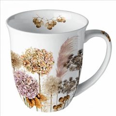 Ambiente Dried flowers porcelánbögre 0,4L