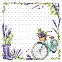 Ambiente Lavender love papírszalvéta 33x33cm, 20db-os