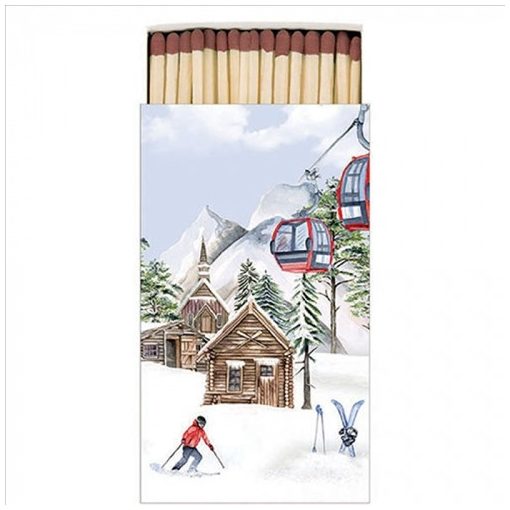 Ambiente Ski hut gyufa 6,5x11cm