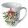 Ambiente Mistletoe with bow white porcelánbögre 0,4l