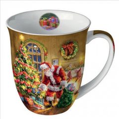 Ambiente Gifts under Christmas tree porcelánbögre 0,4l