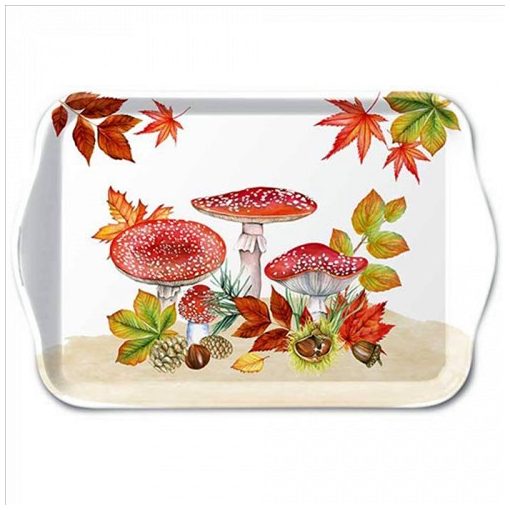 Ambiente Fly agaric group műanyag kistálca 13x21cm