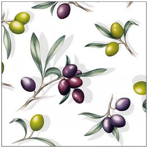 Ambiente Delicious olives papírszalvéta 33x33cm, 20db-os