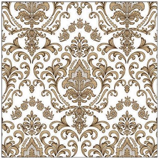 Ambiente Baroque ornament gold papírszalvéta 33x33cm, 20db-os