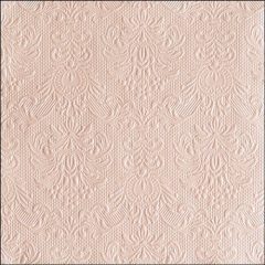   Ambiente Elegance beige dombornyomott papírszalvéta 33x33cm, 15db-os