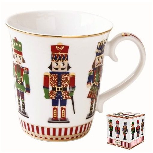 Porcelánbögre 275ml, dobozban, Nutcracker