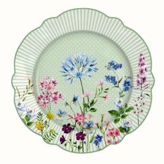 Porcelán desszerttányér 20cm, Floraison