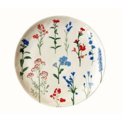 Porcelán desszerttányér 21cm, Mille Fleurs Blue