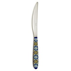   Rozsdamentes kés műanyag dekorborítású nyéllel, 22,5cm, Maiolica Blue