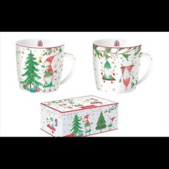   Easy Life-Nuova Porcelán bögreszett 2db-os, 350ml, dobozban, Ready for Christmas