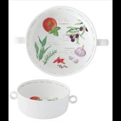 Porcelántál füllel 20cm, Home & Kitchen