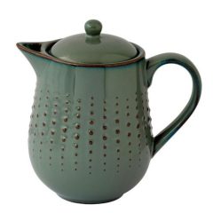 Porcelán teáskanna 800ml, Drops Celadon