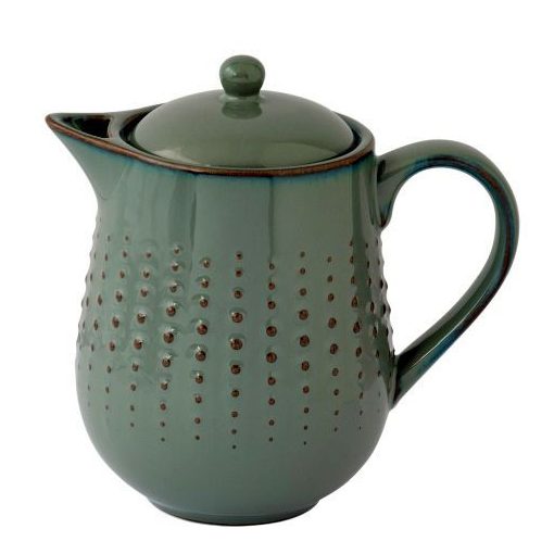 Porcelán teáskanna 800ml, Drops Celadon