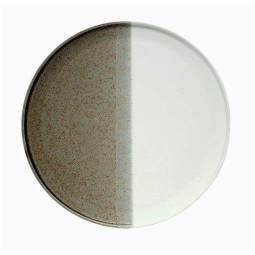 Porcelán desszerttányér 21cm, Double beige