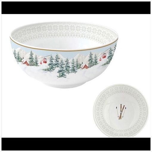 Porcelántál 15cm, Chalet