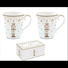   Porcelán bögreszett 275ml,2db-os dobozban, Royal Nutcracker