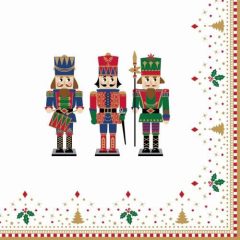 Papírszalvéta 33x33cm, Nutcrackers, 20db-os