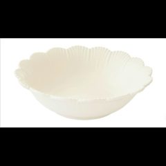 Easy Life-Nuova Porcelán mélytányér 20cm, Fleuri white