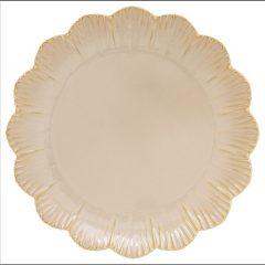   Easy Life-Nuova Porcelán lapostányér 26cm, Fleuri terracotta