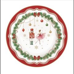   Easy Life-Nuova Porcelán desszerttányér 19cm, Magie de Noel