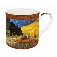 Porcelánbögre dobozban, 300ml, Van Gogh: Kávéház éjjel