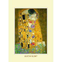 Reprodukció 15x21cm, Klimt: The Kiss